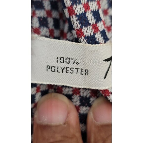 Ties Checkered Pattern Polyester Clip It - Picture 5 of 8